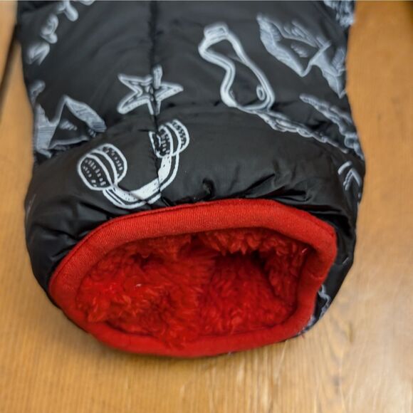 Spyder Infant Boys 1 Piece Hood Snowsuit Bodysuit 9-12 Month Black Red NWOT - Picture 7 of 9